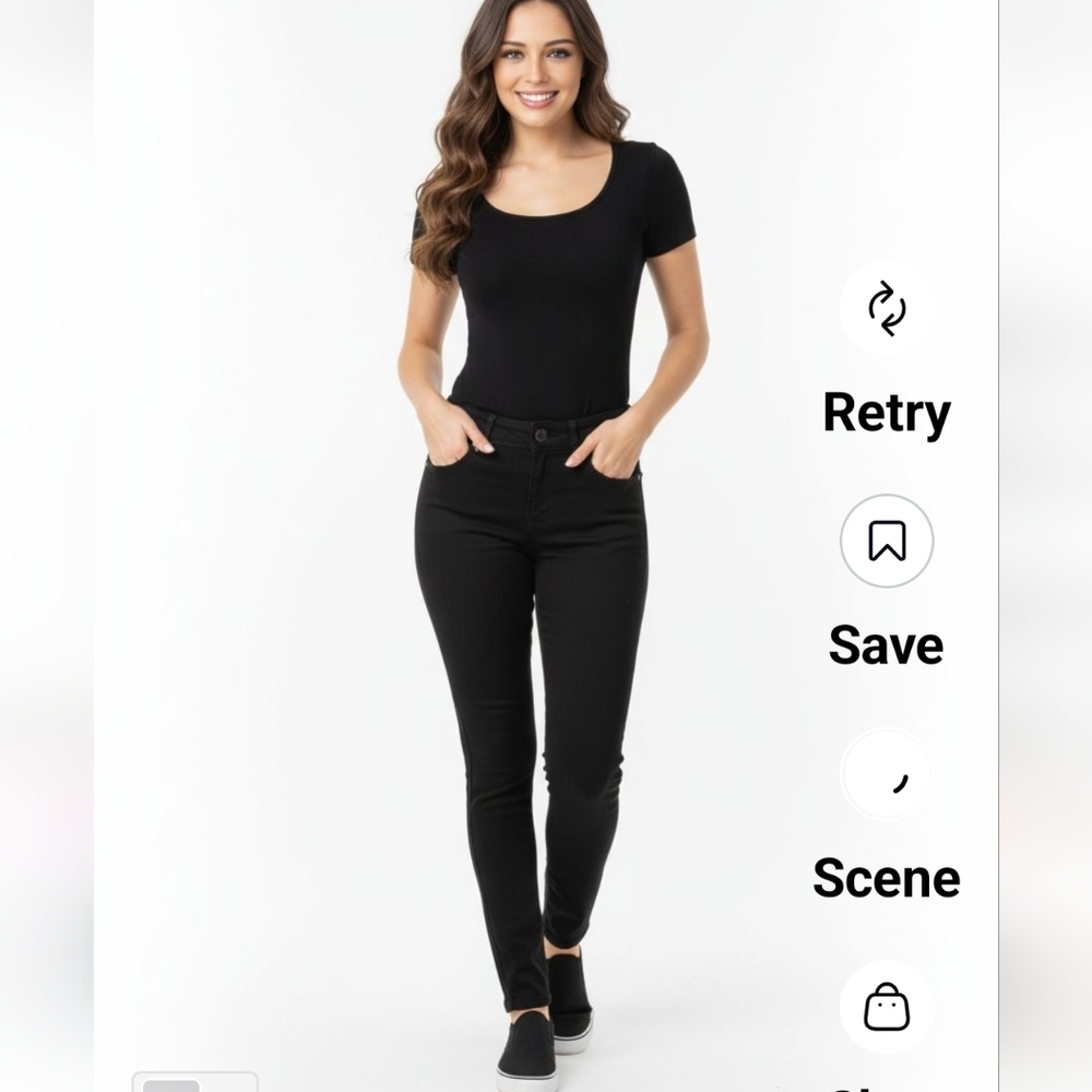 NAF NAF BLACK SKINNY JEANS Size EU 36‎ USA 6